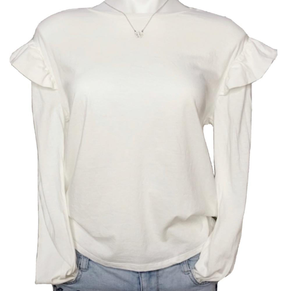 White open back Top / shirt